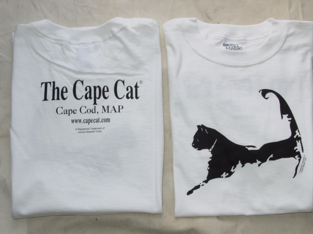 Cape Cat Map T-Shirt (Beach Sand Pure White)
